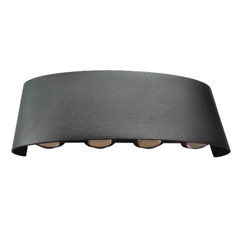Szuper akció LED WALL LAMP 8X1W 4000K IP54 BLACK