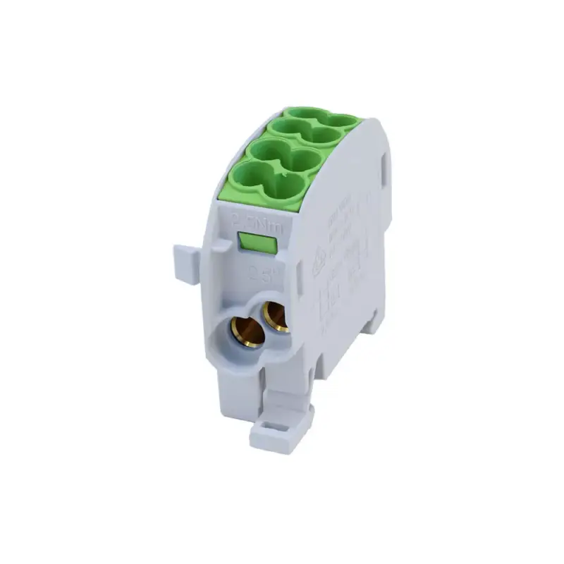Biztonságos fizetés TERMINAL BLOCK FOR DIN RAIL 2X16MM2/2X25MM2, GREEN