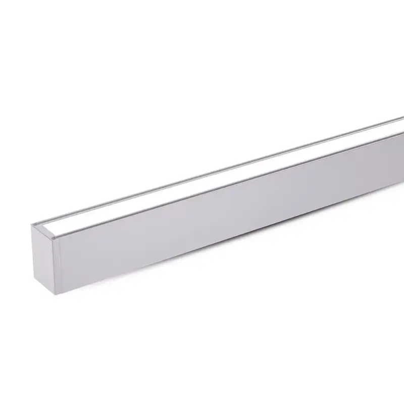 Függesztett lineáris LED lámpatest, 60w, 4000K, természetes fehér, 6000lm, 120°, ezüst, CRI>80, dimmelhető, 1200mm, V-TAC, 378 Korlátozott ajánlat