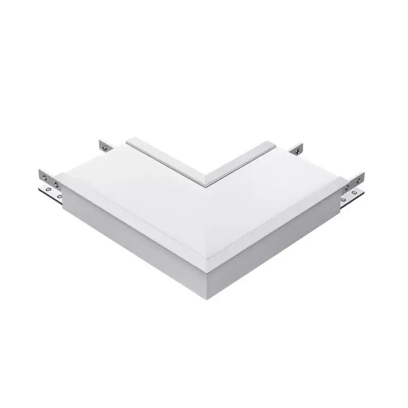 Lineáris LED lámpatest tartozék - L alakú csatlakozó, 8w, 4000K, természetes fehér, 800lm, 120°, ezüst, CRI>80, V-TAC, 386 Exkluzív ajánlat