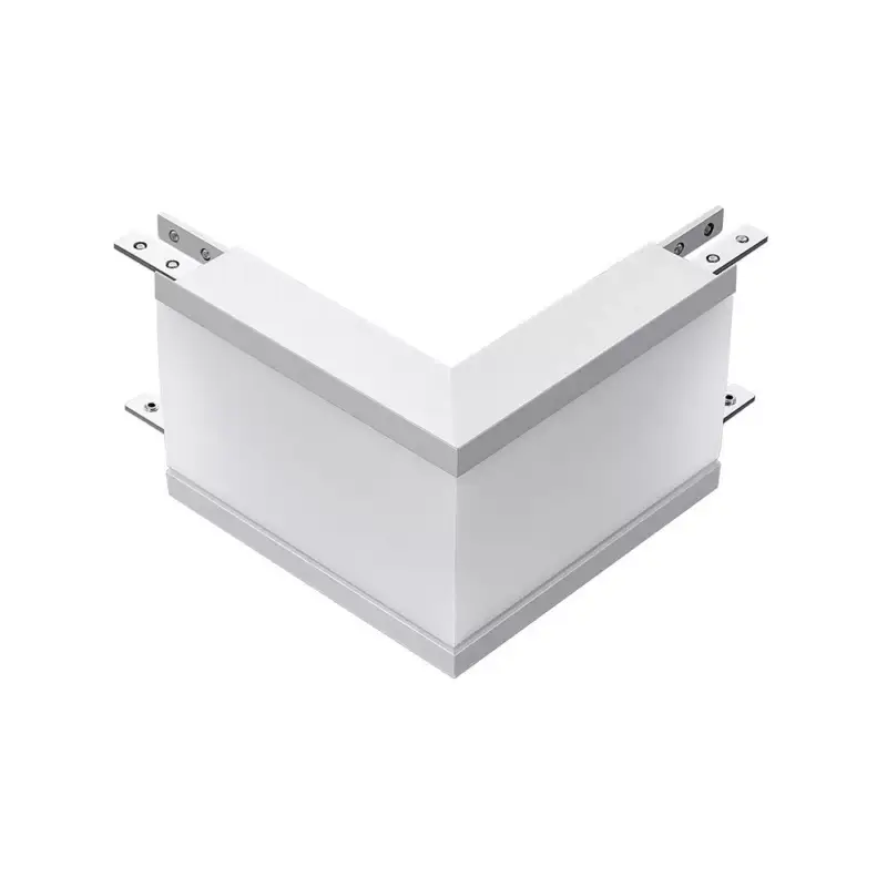 Utolsó esély Lineáris LED lámpatest tartozék - L alakú csatlakozó, 12w, 4000K, természetes fehér, 1000lm, 120°, ezüst, CRI>80, V-TAC, 390