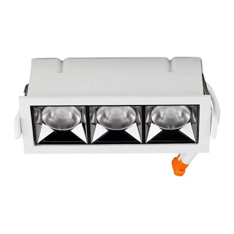 Süllyeszthető COB LED mélysugárzó lámpa PRO, 12w, 5700K, hideg fehér, 960lm, 12°, fehér, CRI>90, V-TAC, 973 Kiárusítás