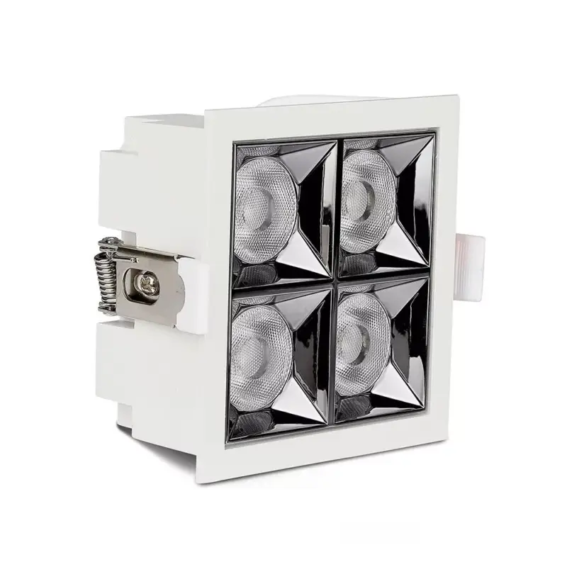 Süllyeszthető COB LED mélysugárzó lámpa PRO, 16w, 5700K, hideg fehér, 1280lm, 38°, fehér, CRI>90, V-TAC, 991 Rendeld meg most