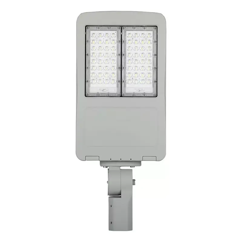 Kedvezmény LED utcai lámpa, 100w, 5700K, hideg fehér, 14000lm, 153x70°, szürke, CRI>70, dimmelhető, IP65, V-TAC, 884