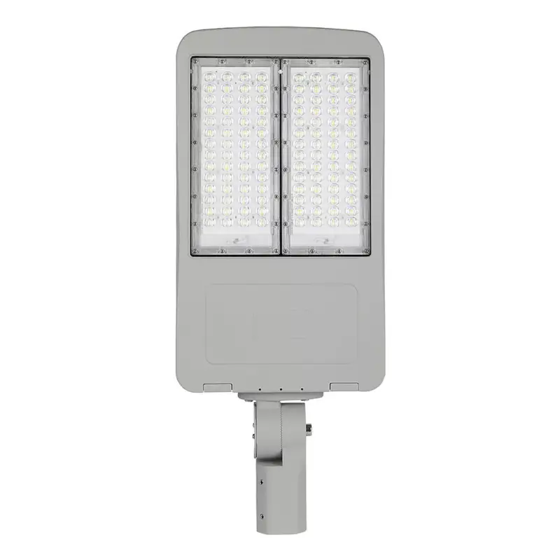 Különleges ajánlat LED utcai lámpa, 200w, 5700K, hideg fehér, 28000lm, 153x70°, szürke, CRI>70, dimmelhető, IP65, V-TAC, 890