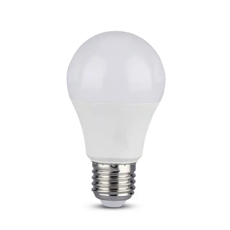 LED izzó E27 Bliszter 2 db-os, 9w, 4000K, természetes fehér, 806lm, 200°, fehér, CRI>80, 2 db/csomag, V-TAC, 7289 Gyors szállítás