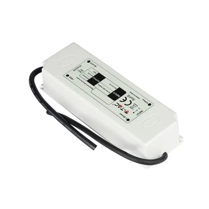 Vízálló LED szalag tápegység 12V, 100-240V, fehér, IP67, V-TAC, 3234 Azonnali szállítás