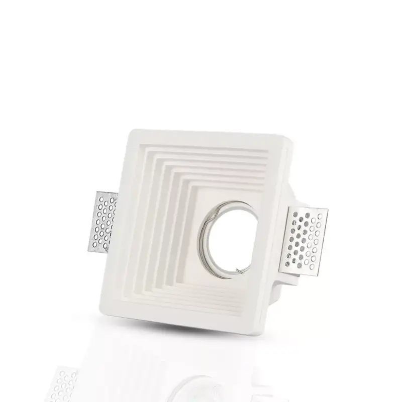 Szuper akció LED spotlámpa keret négyzet alakú, GU10, fehér, V-TAC, 3151