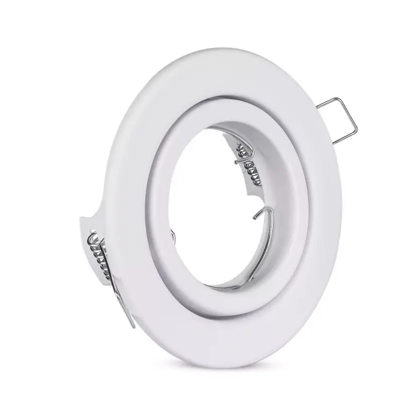 LED spotlámpa keret kerek, GU10, fehér, V-TAC, 3469 Szezonális akció