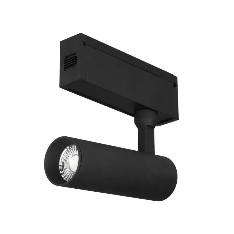 Kedvezmény LED spotlámpa mágneses sínhez 24V, 15w, 3000K, meleg fehér, 900lm, 36°, fekete, CRI>90, V-TAC, 7966