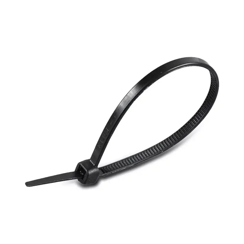 Műanyag kábelkötegelő, fekete, 100 db/csomag, 4,5x350mm, V-TAC, 11176 Azonnali szállítás