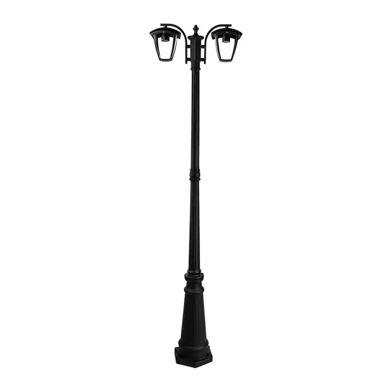 Kültéri oszloplámpa, E27, 300°, fekete, IP44, V-TAC, 7062 Szuper ajánlat
