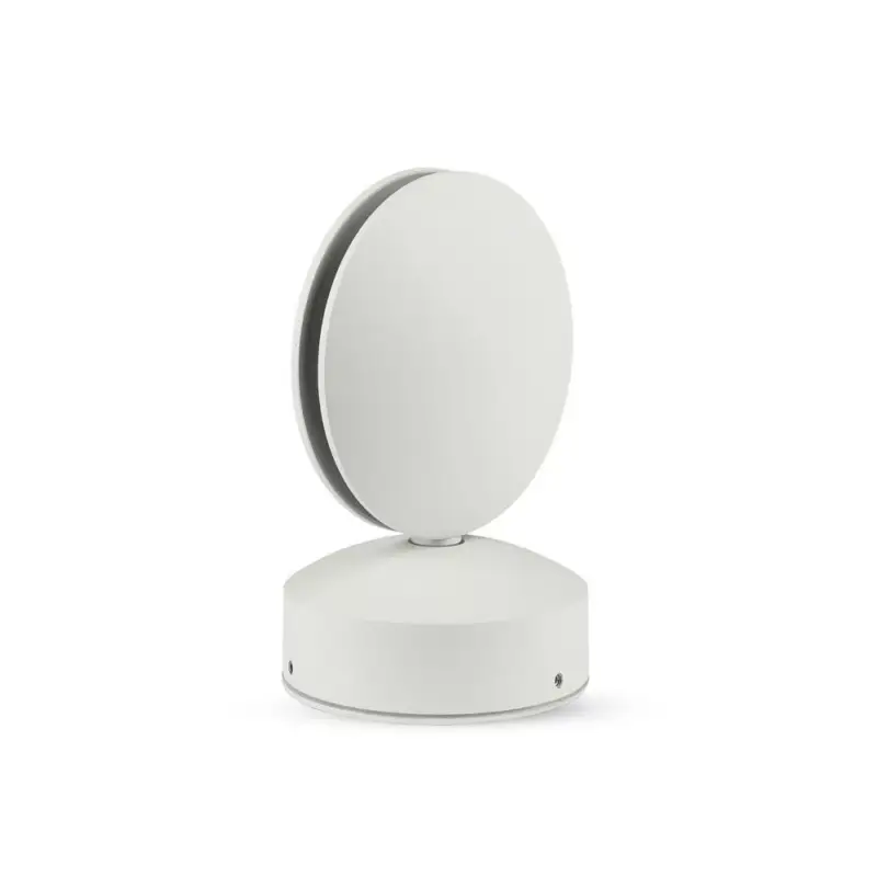 Kültéri LED fali lámpa, 7w, 4000K, természetes fehér, 770lm, 360°, fehér, CRI>80, IP65, V-TAC, 8218 Végkiárusítás