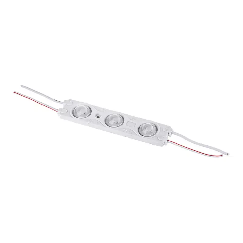 Kedvezmény LED modul 3 db SMD2835 fényforrással, 1,5w, 6000K, hideg fehér, 120lm, 120°, IP67, V-TAC, 5125