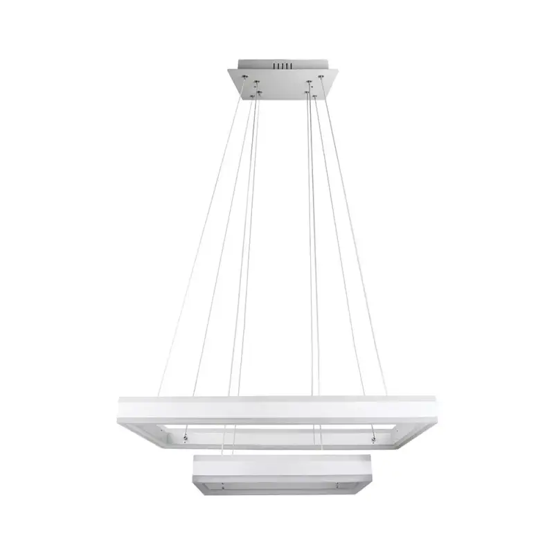 Legkelendőbb 2 részes csillár, 115w, 3000K, meleg fehér, 7500lm, 120°, fehér, dimmelhető, V-TAC, 3986