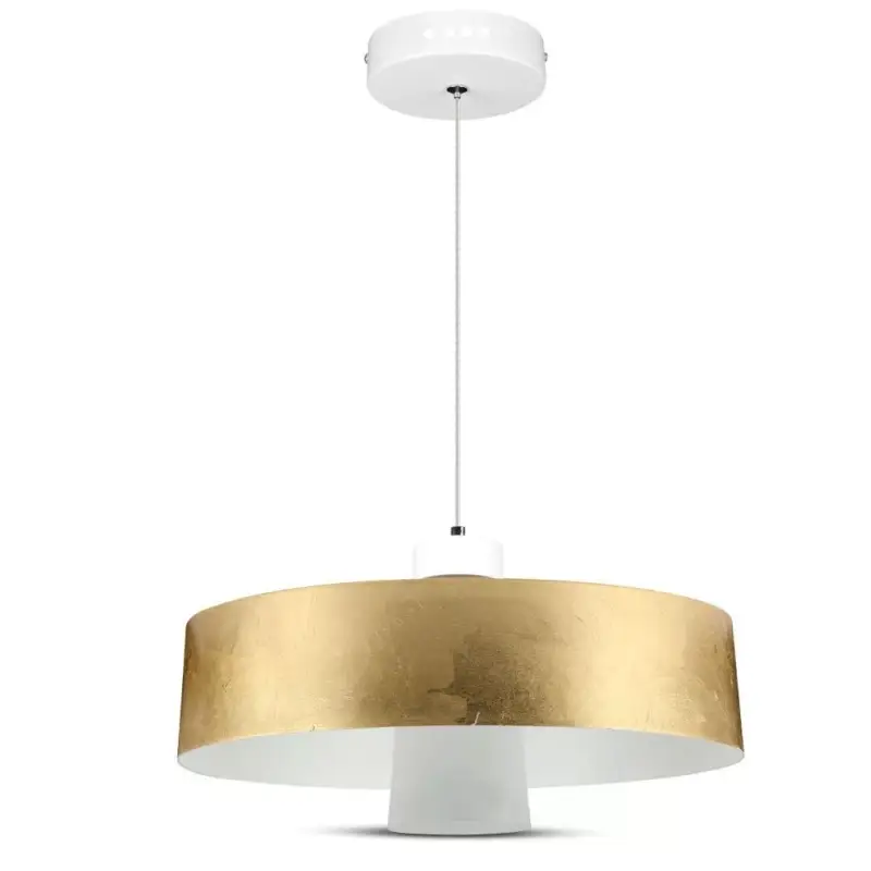 LED függőlámpák ernyővel, 7w, 4000K, természetes fehér, 400lm, 120°, arany, CRI>80, V-TAC, 3932 Olcsó