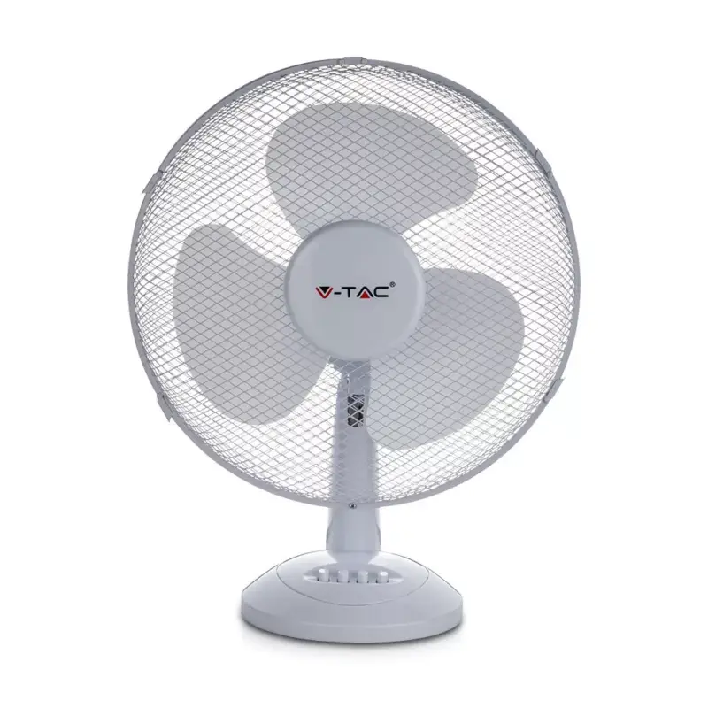 Rendeld meg most 16 hüvelykes asztali ventilátor, 40w, fehér, V-TAC, 7925