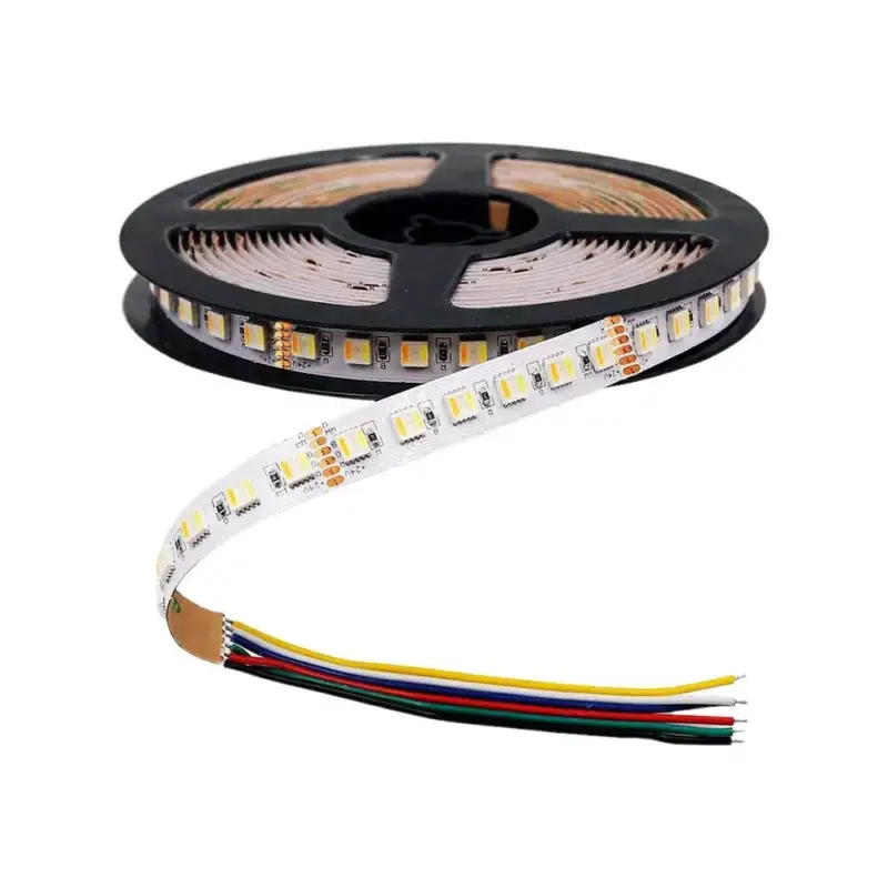 Beltéri LED szalag, 24 w, színátmenetes CCT+RGB, 1680 lm/m, 24V, 120°, V-TAC, 2895 Prémium
