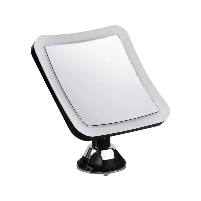 Vásárlói kedvenc Fali tükör lámpa, 3,2w, 6400K, hideg fehér, 30lm, 120°, fekete, CRI>80, IP44, V-TAC, 6630