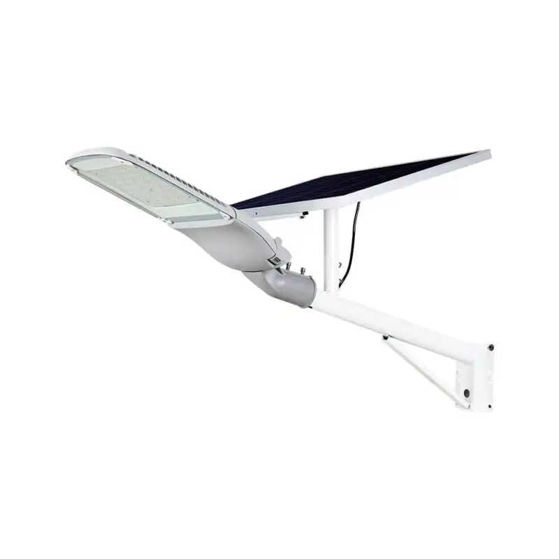 Szolár LED utcai lámpa, 6000K, hideg fehér, 3000lm, 120°, fehér, CRI>80, IP65, V-TAC, 20341 Alacsony ár