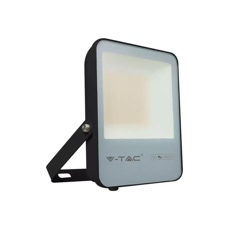 LED reflektor Slimline PRO, 30w, 6400K, hideg fehér, 5550lm, 100°, fekete, CRI>70, IP65, V-TAC, 20450 Olcsó