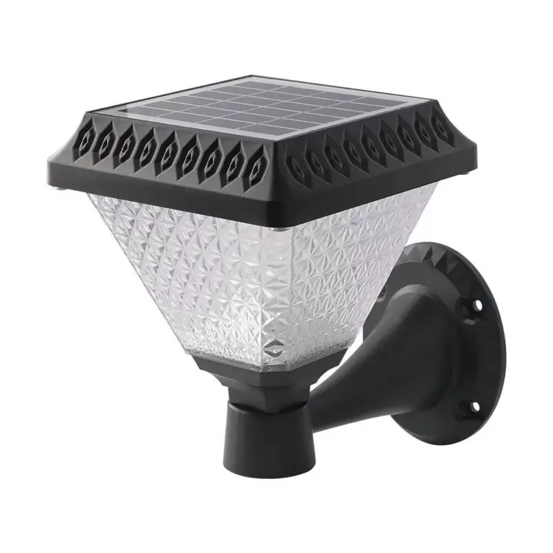 Szolár LED fali lámpa távirányítóval, 0,8w, CCT, 75lm, 90°, fekete, IP44, V-TAC, 93578 Árcsökkenés