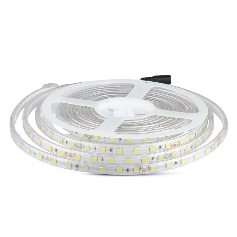 Kültéri LED szalag, 10 w, 4000K, természetes fehér, 830 lm/m, 24V, 120°, CRI>80, IP65, V-TAC, 212563 Kedvezmény