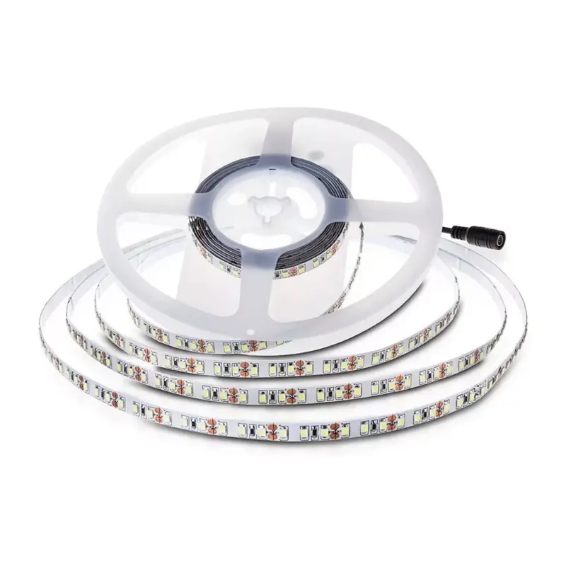 Olcsó Beltéri LED szalag , 8w, 4000K, természetes fehér, 750 lm/m, 24V, 120°, CRI>80, V-TAC, 212623