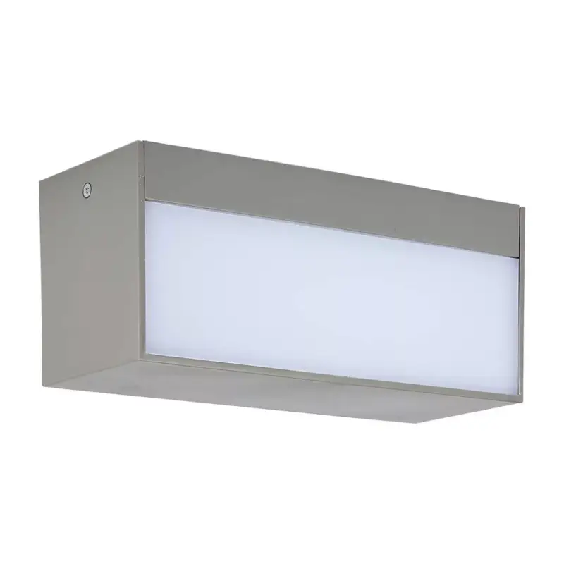 Vedd meg most LED fali lámpa kétirányú, 12w, 4000K, természetes fehér, 1150lm, 90°, szürke, CRI>80, IP65, V-TAC, 218243