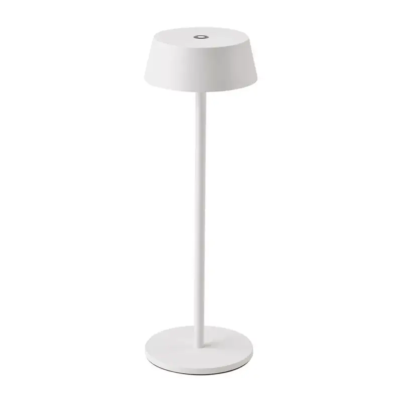 Legjobb ár Újratölthető asztali lámpa, 2w, 3000K, meleg fehér, 200lm, 180°, fehér, dimmelhető, IP54, V-TAC, 7689