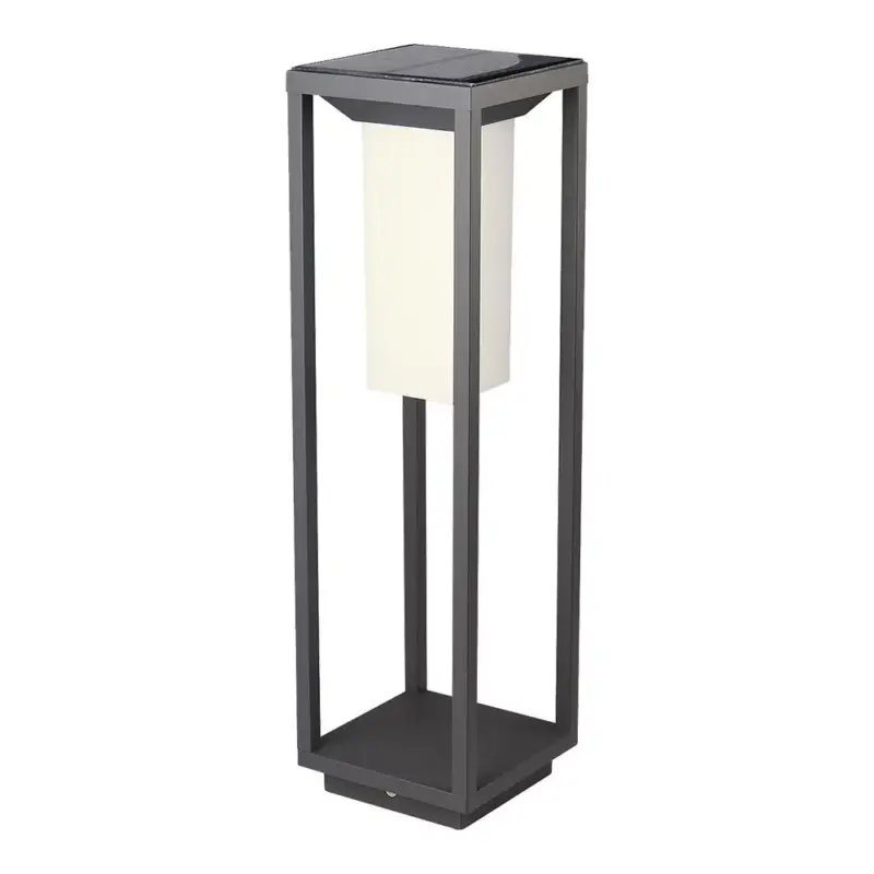 Azonnali szállítás Szolár LED állólámpa mozgásérzékelővel, 2w, 3000K, meleg fehér, 280lm, 120°, szürke, IP65, V-TAC, 21785