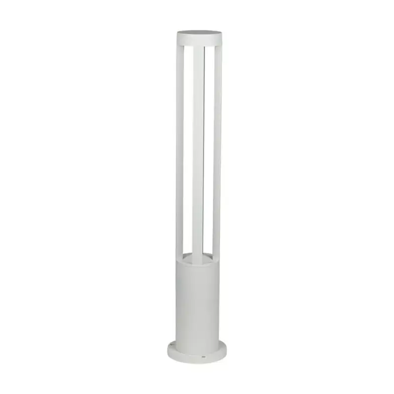 Vedd meg most Kültéri 80 cm-es oszloplámpa, 10w, 3000K, meleg fehér, 1000lm, 110°, fehér, CRI>80, IP65, V-TAC, 128325
