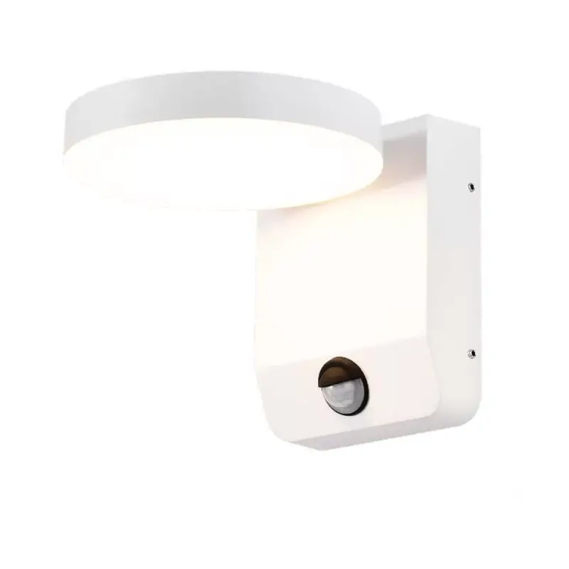 Biztonságos fizetés LED fali lámpa forgatható mozgásérzékelős, 17w, 3000K, meleg fehér, 2480lm, 350°, fehér, CRI>80, IP65, V-TAC, 2954