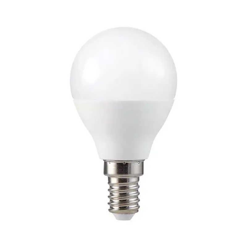 LED izzó SMART gömb alakú E14 RF RGB, 4,8w, 3000K, meleg fehér, 470lm, 180°, fehér, CRI>80, dimmelhető, V-TAC, 3029 Szuper ajánlat