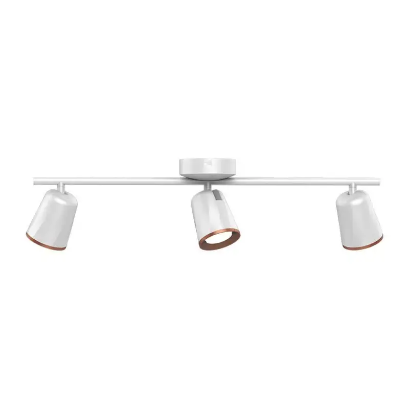 LED fali spot lámpa tripla fej, 15w, 3000K, meleg fehér, 1620lm, 100°, fehér, V-TAC, 218258 Azonnali szállítás