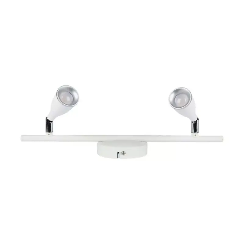 Bestseller LED fali spot lámpa fej, 9w, 3000K, meleg fehér, 840lm, 100°, fehér, V-TAC, 218266