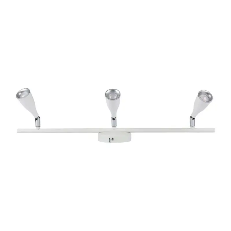 LED fali spot lámpa tripla fej, 13,5w, 4000K, természetes fehér, 1260lm, 100°, fehér, V-TAC, 218272 Különleges ajánlat