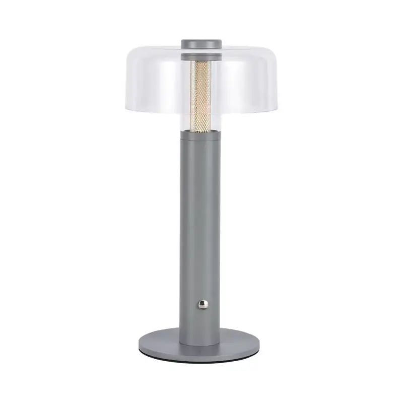 Újratölthető asztali design lámpa, 1w, 3000K, meleg fehér, 100lm, 300°, szürke, dimmelhető, V-TAC, 7944 Kedvezmény