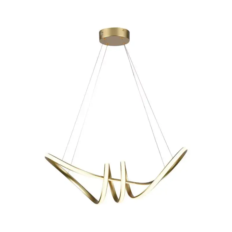 Árengedmény Designer függeszték, 24w, 3000K, meleg fehér, 3240lm, 270°, pezsgőarany, CRI>80, V-TAC, 8011