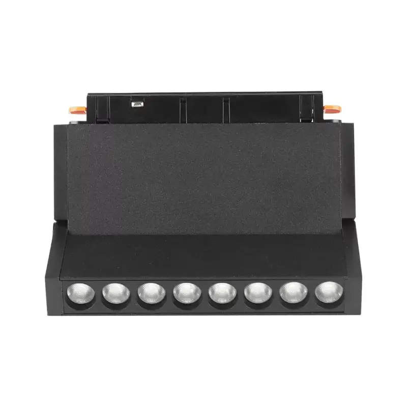 Biztonságos fizetés SMART LED dönthető spotlámpa mágneses track light sínhez, 10w, CCT, 900lm, 30°, fekete, CRI>90, V-TAC, 6886