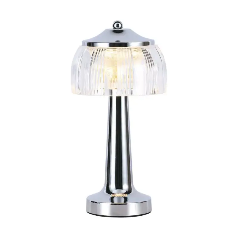Újratölthető asztali design lámpa, 1w, CCT, 55lm, 180°, króm, dimmelhető, V-TAC, 7939 Vedd meg online