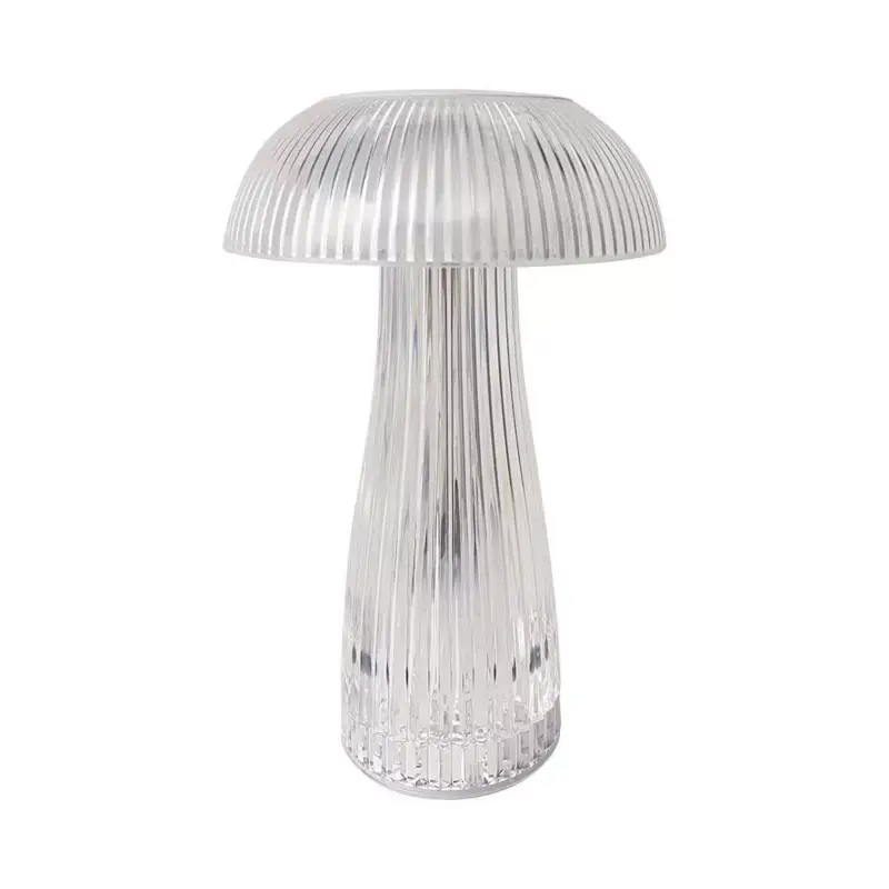 Újratölthető asztali design lámpa, 1w, CCT, 50lm, 180°, átlátszó, dimmelhető, V-TAC, 7894 Különleges ajánlat