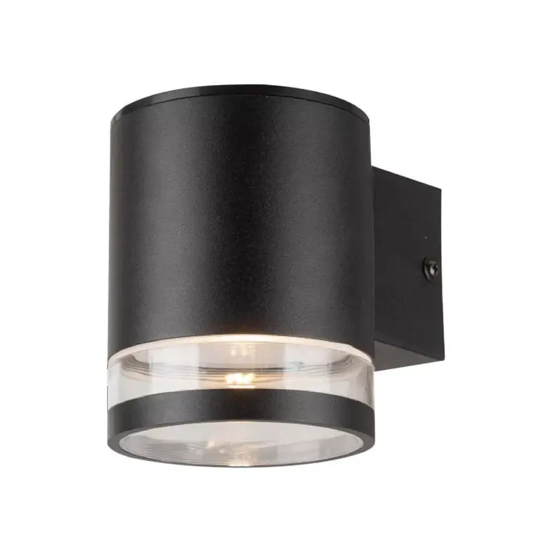 Szolár LED fali lámpa, 3000K, meleg fehér, 70lm, fekete, IP54, V-TAC, 23012 Újdonság
