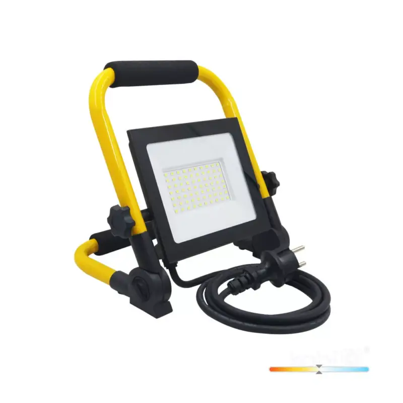 Ne maradj le TIGRA Hordozható LED reflektor 50W 4000K IP54 természetes fehér, 4250lm, CRI≥80, KOBI-003937