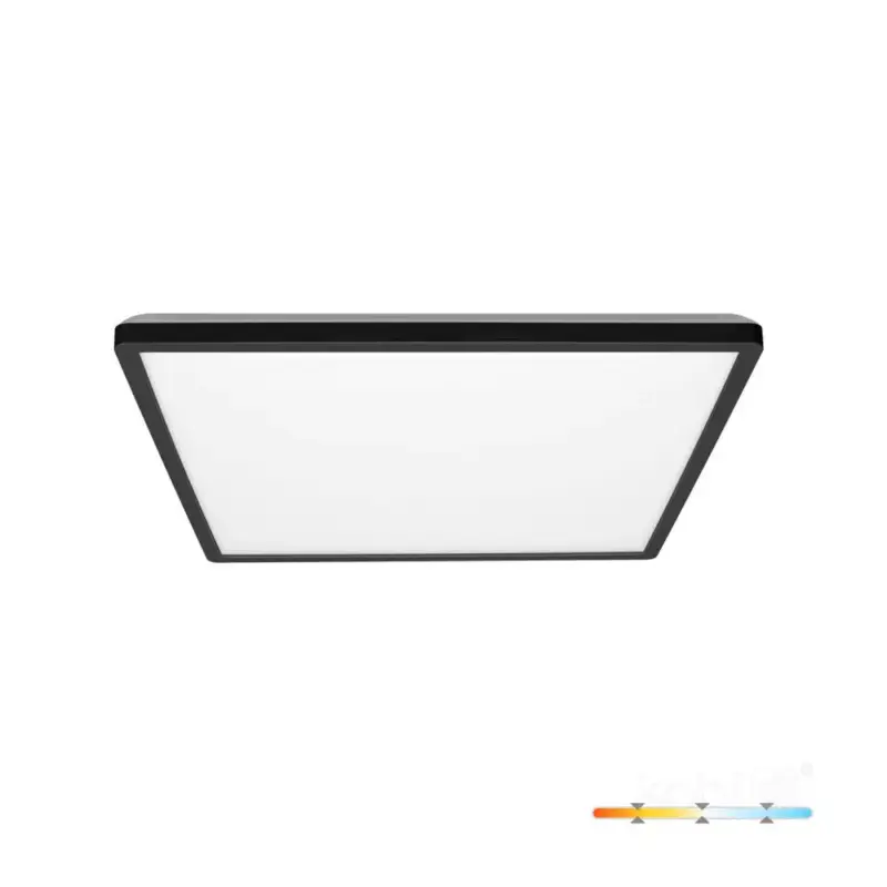 Exkluzív ajánlat Mennyezeti lámpa LED NIVERA SQUARE 24W 3CCT IP54 fekete Kobi Prémium, 2280lm, CRI≥80, KOBI-004099