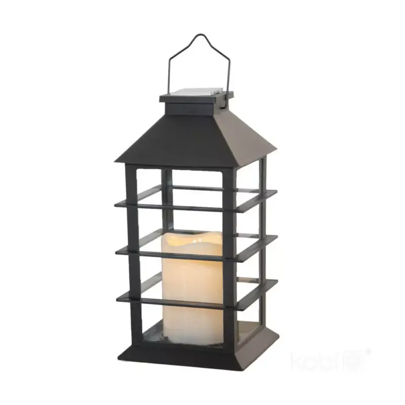 Napelemes kerti lámpa LED CANDELIO P 2700K IP44 fekete LED2B, 0,06W, meleg fehér, CRI≥70, KOBI-004498 Kihagyhatatlan ajánlat