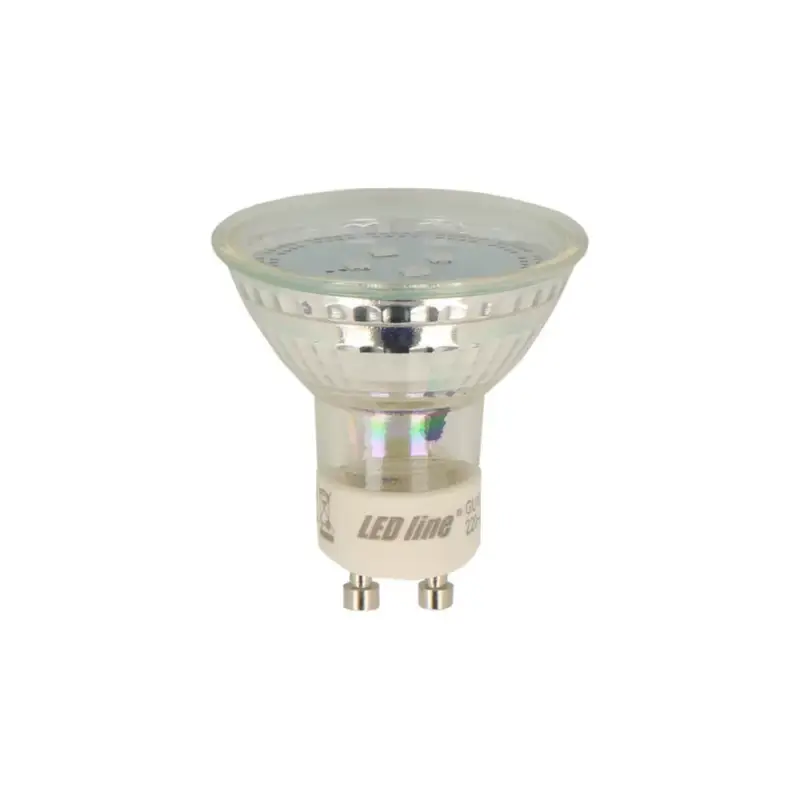 Vásárlói kedvenc GU10 LED izzó, 1W, meleg fehér, 2700K, 80lm, CRI≥80, LED line, LL-242250