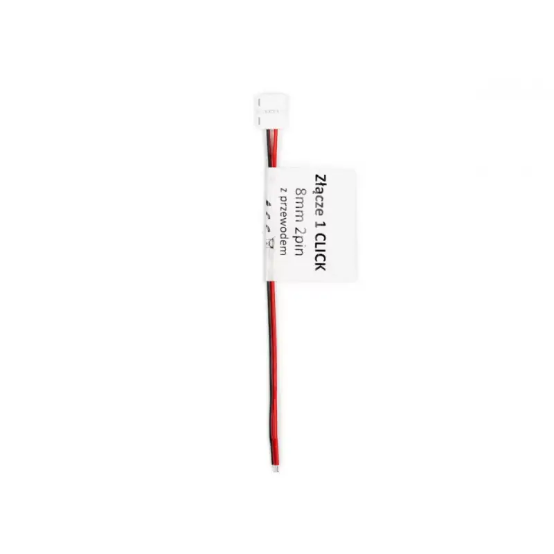 Vedd meg most LED szalag click csatlakozó egyes 8 mm-es 2 tűs kábellel, LED line, LL-243479