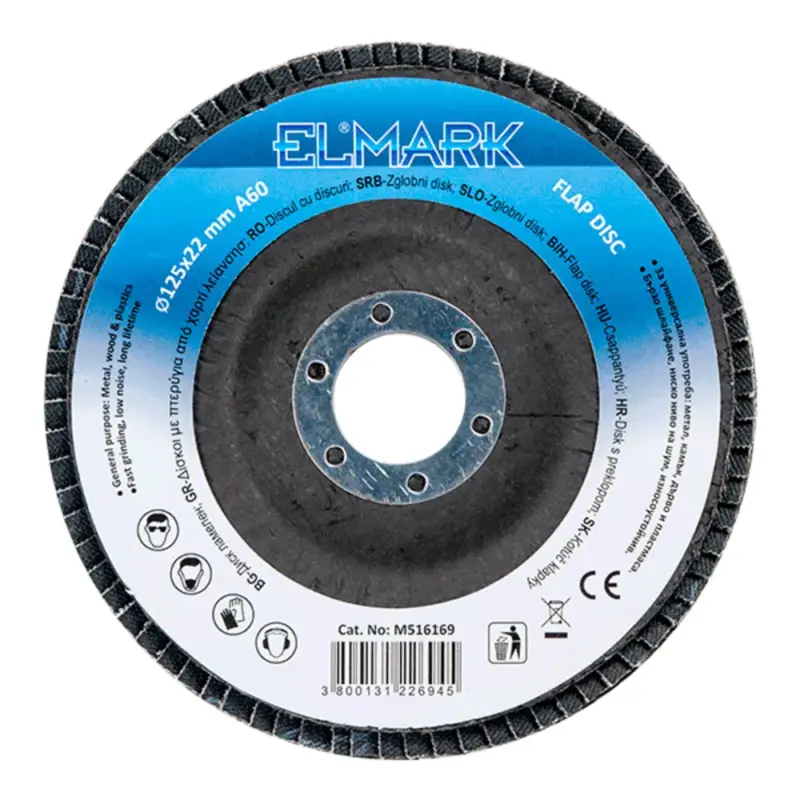 Azonnali szállítás ELMARK LAMELLÁLT KORONG 125MM A-120