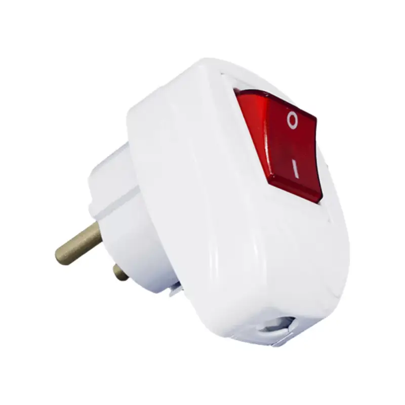 Azonnal elérhető ELMARK PLUG WITH SWITCH 16А 2Р+Е LIGHTED WHITE